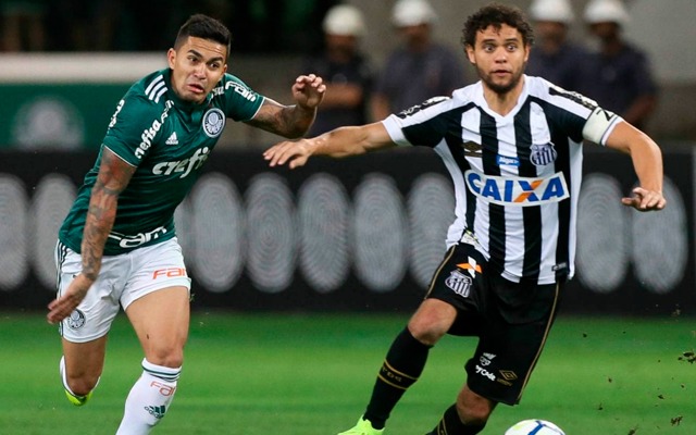 Santos faz dois gols em 5 minutos e vence clássico contra Palmeiras