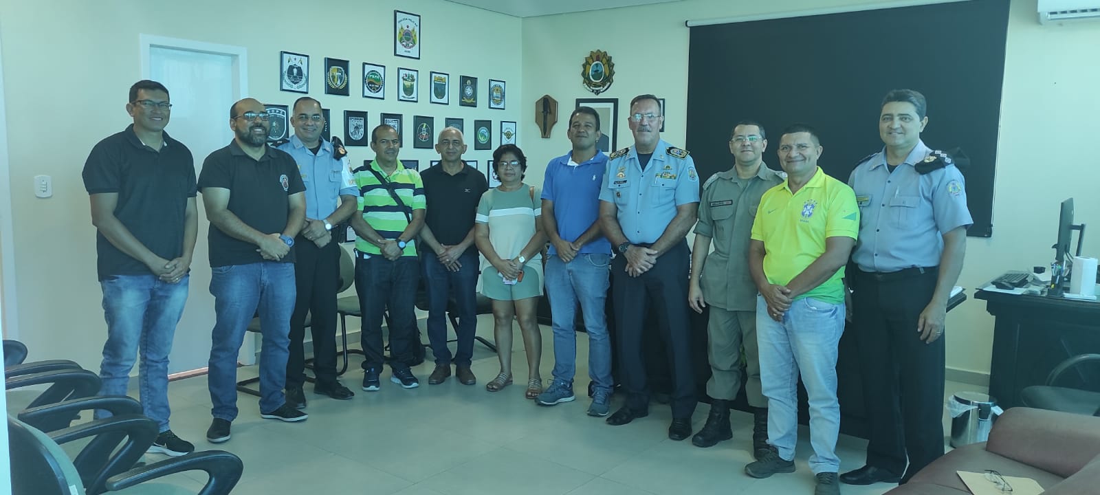 Reunião com o Comando e Associações sobre o Encontro dos Veteranos em celebração aos 106 anos da PMAC