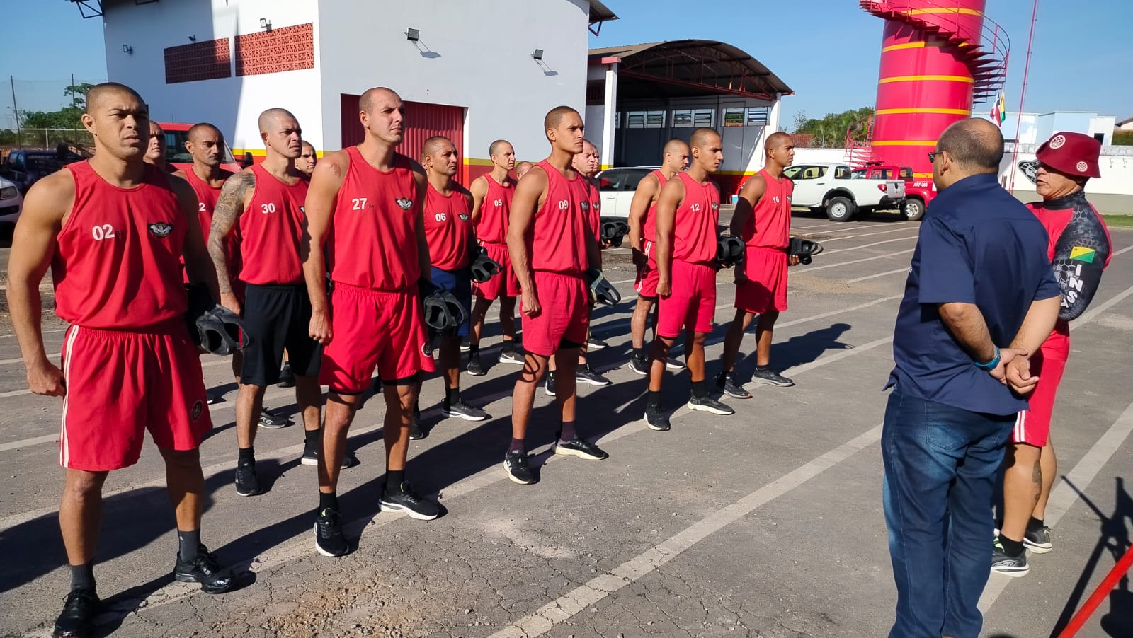 Ameac visita comando-geral dos bombeiros e alunos do 7º CMAUT