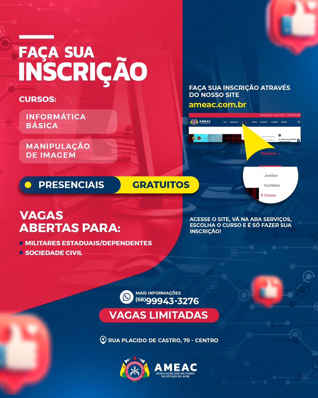 Faça sua inscrição e qualifique-se!