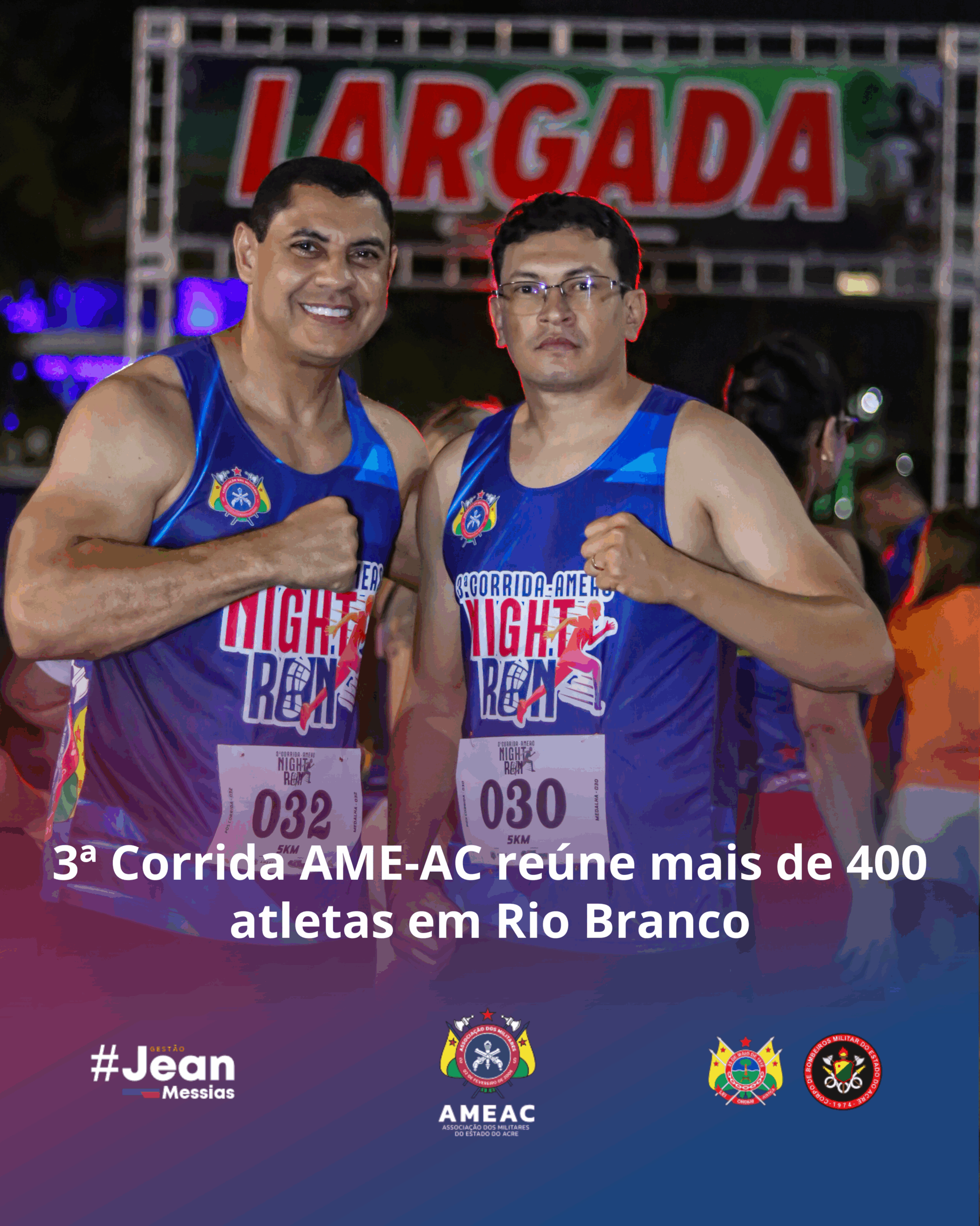 3ª Corrida AME-AC reúne mais de 400 atletas em Rio Branco