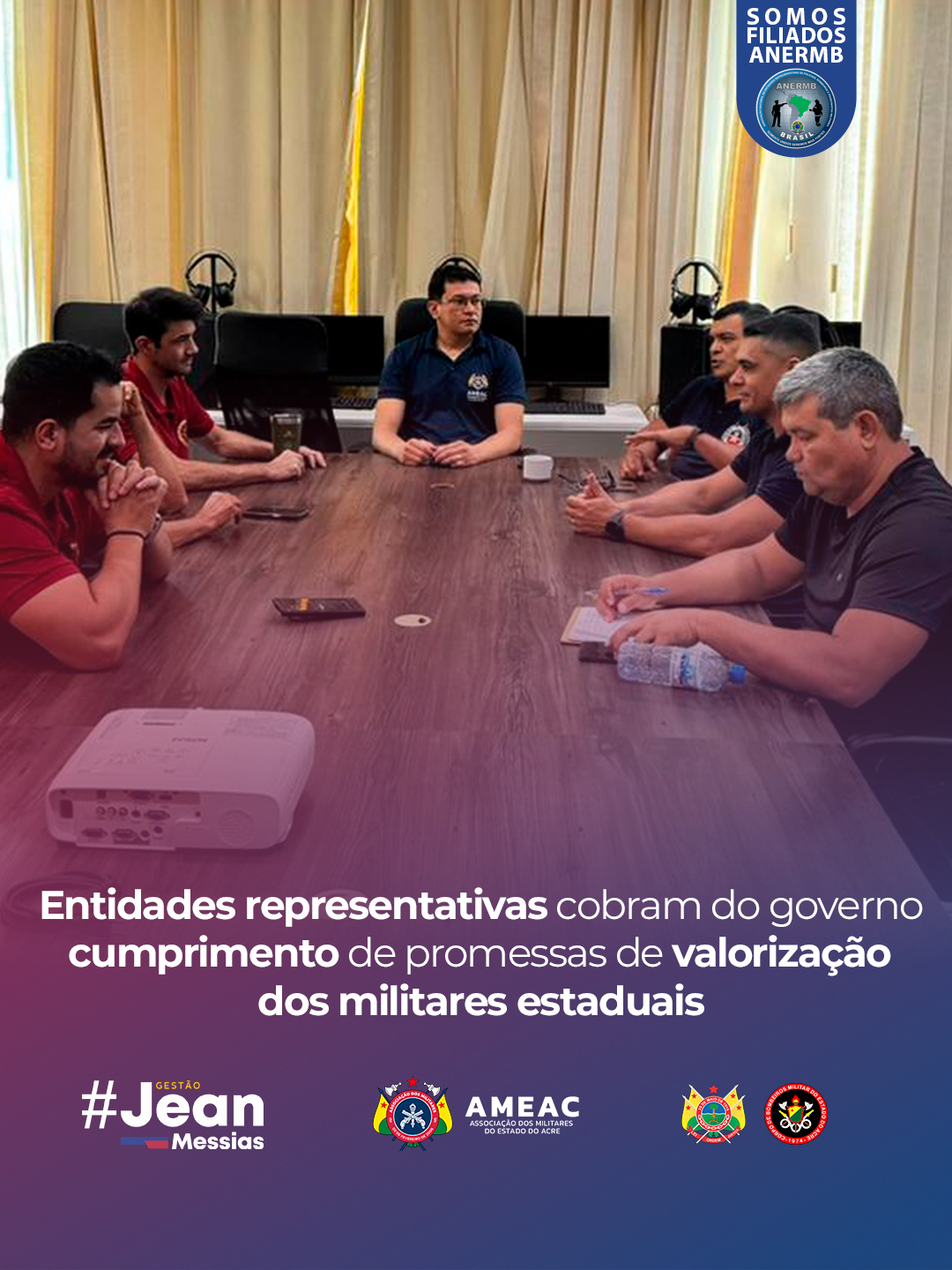 Entidades representativas cobram do governo cumprimento de promessas de valorização dos militares estaduais