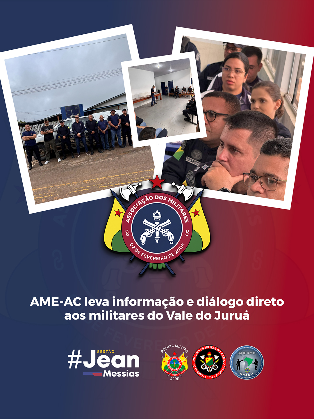 AME-AC leva informação e diálogo direto aos militares do Vale do Juruá