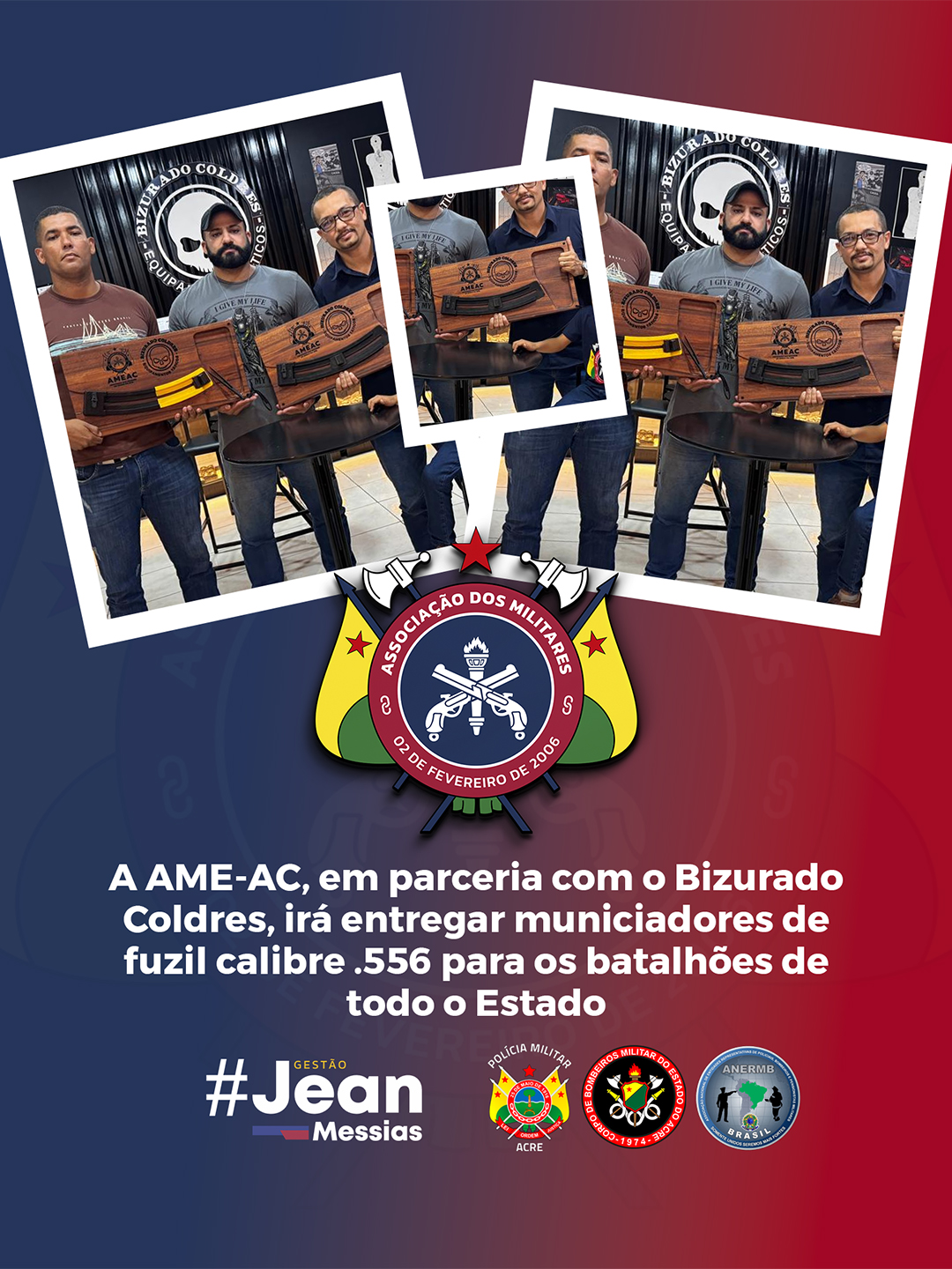 Parceria que fortalece a tropa!