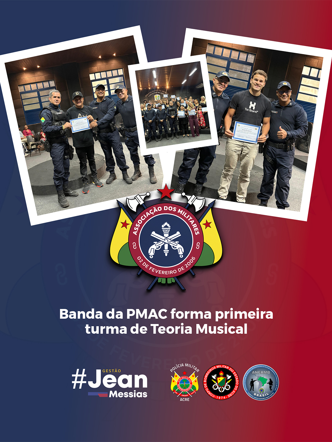 Banda da PMAC forma primeira turma de Teoria Musical