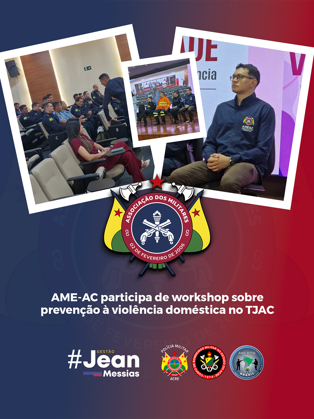 AME-AC participa de workshop sobre prevenção à violência doméstica no TJAC