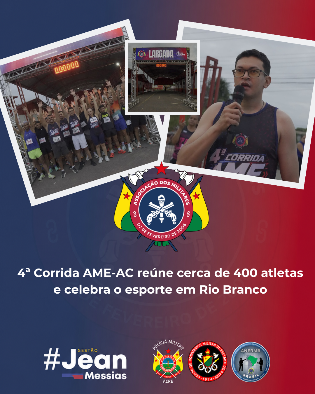 4ª Corrida AME-AC reúne cerca de 400 atletas e celebra o esporte em Rio Branco
